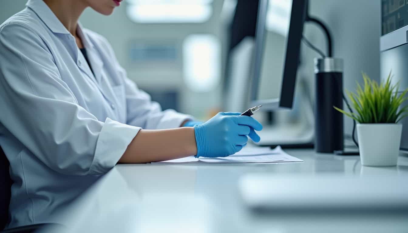 Personne utilisant un produit d