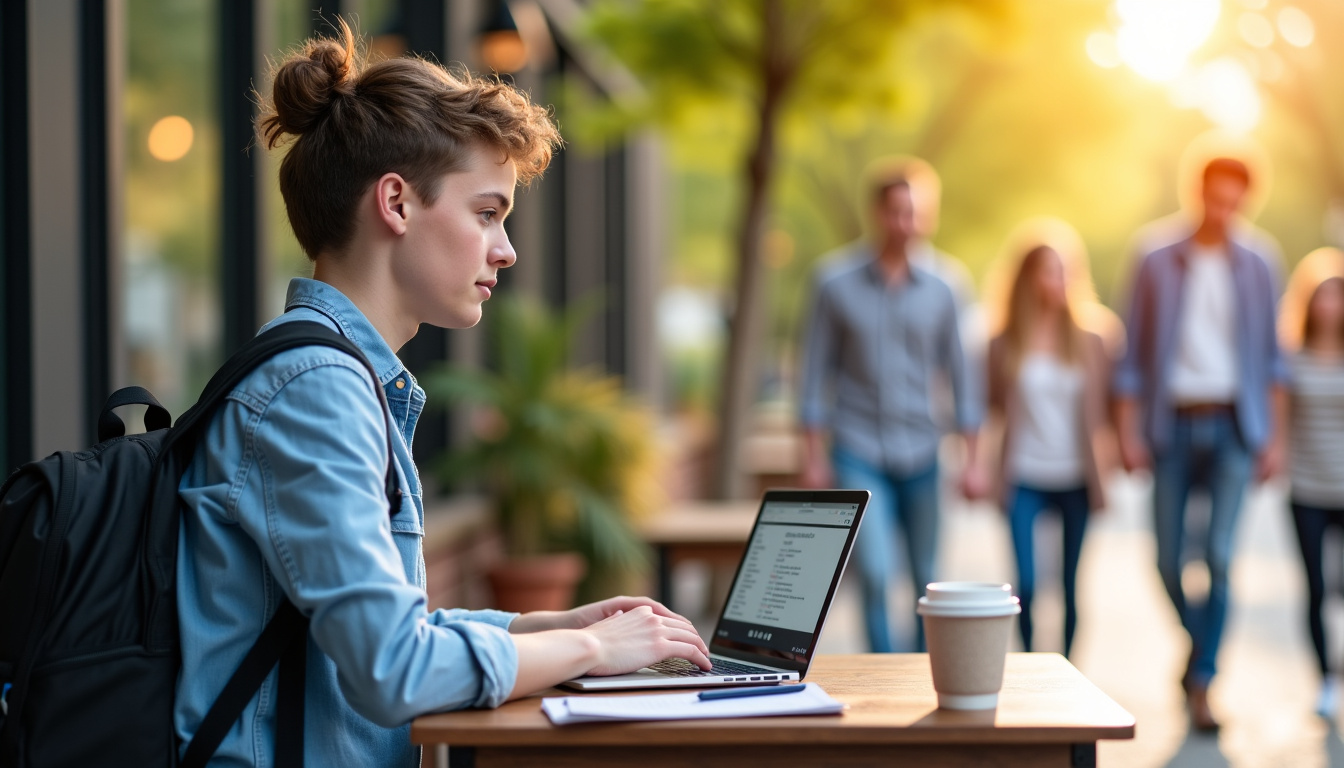 Illustration des différents profils utilisateurs: étudiant, indépendant, famille