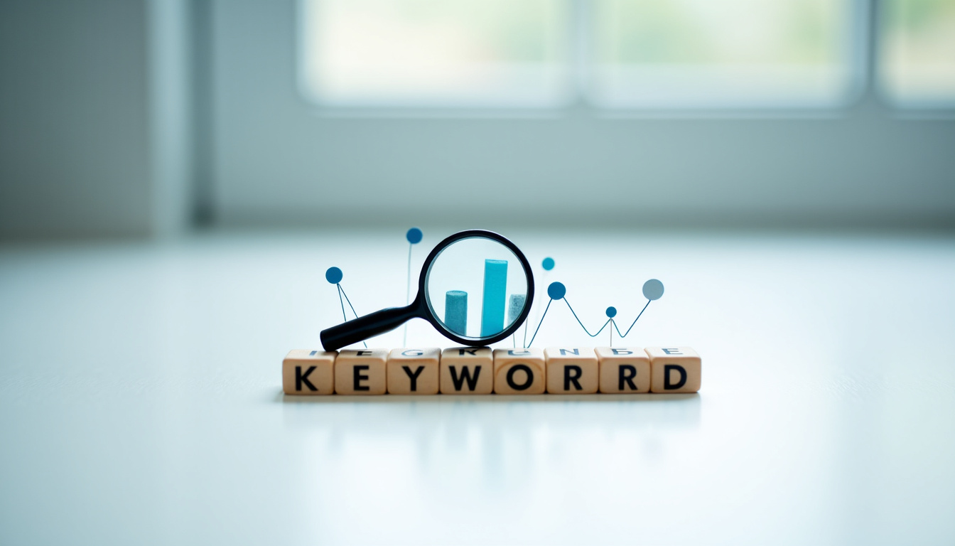 Interface de recherche de mots-clés sur SEMrush avec analyse de volume et difficulté