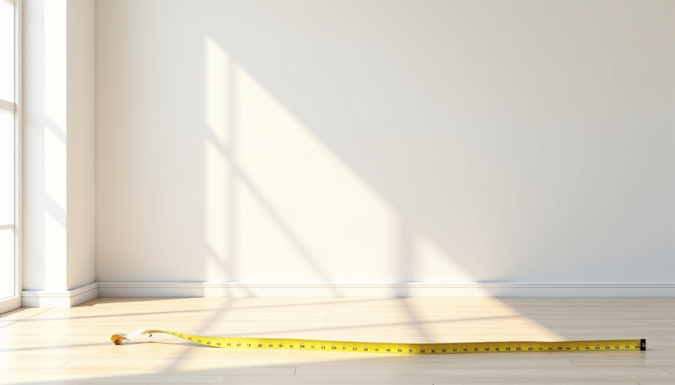 Pièce vide prête à recevoir les meubles de cuisine livrés par SoCoo