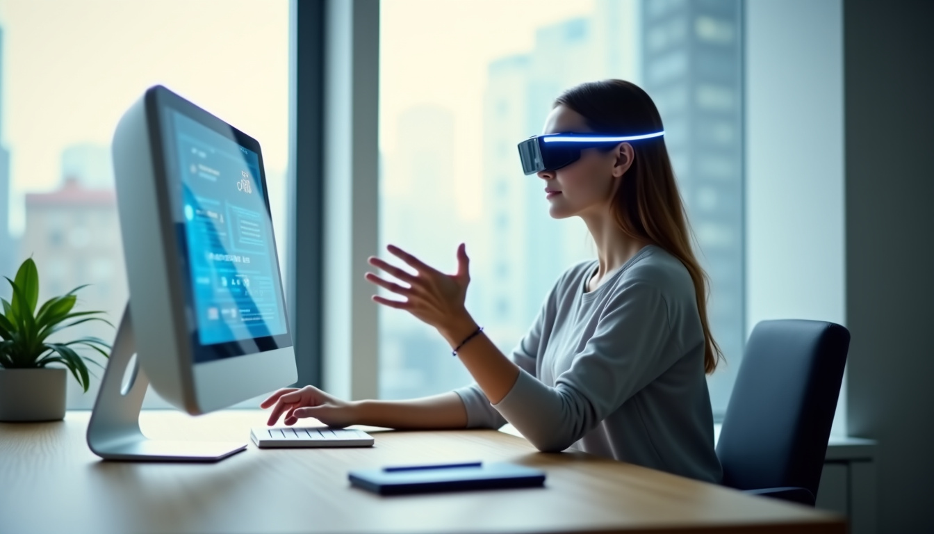 Utilisateur testant un prototype d