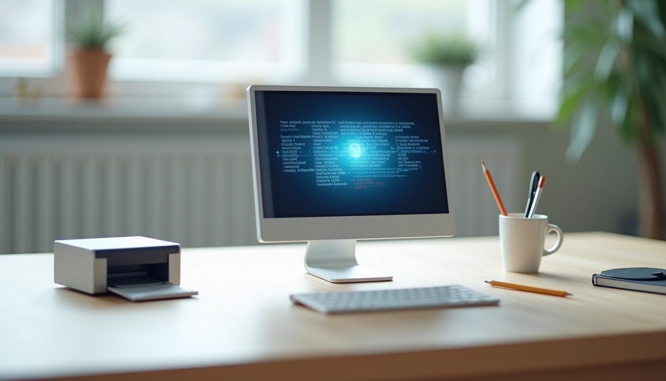 Interface d'un logiciel de gestion pour petites entreprises en cours d'utilisation