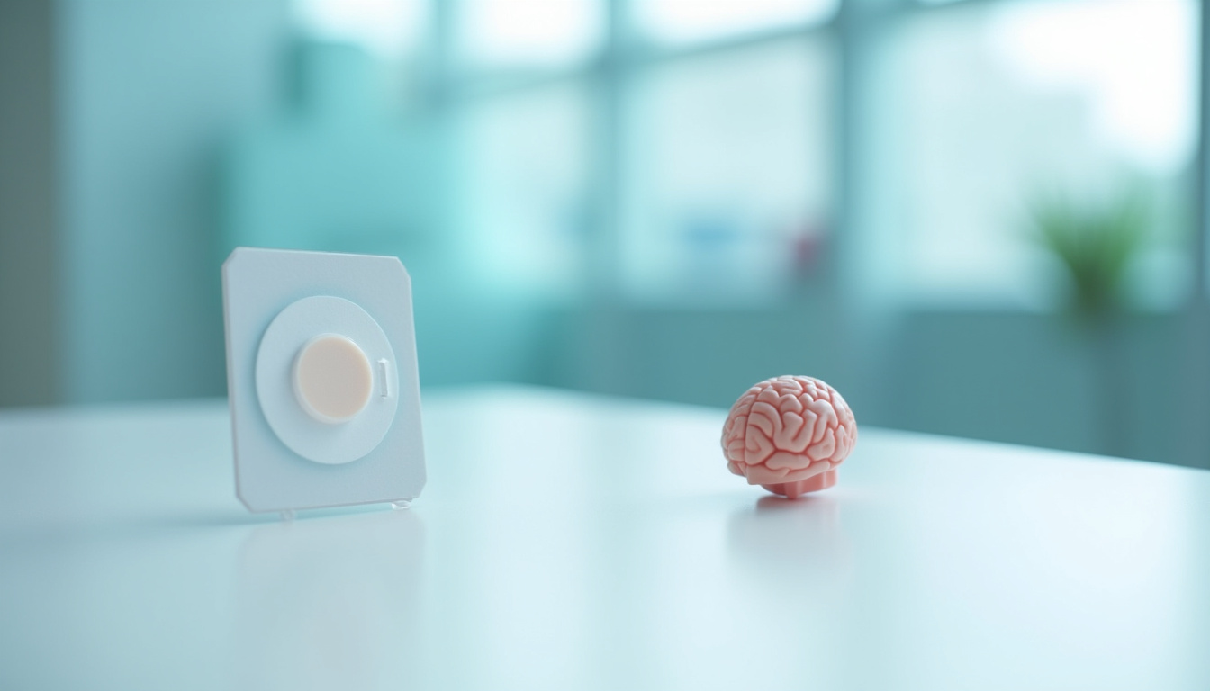 Patch connecté utilisé pour détecter les crises d’épilepsie dans un centre médical