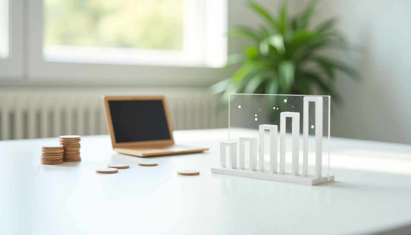 Tableau de bord d'une entreprise de services utilisant B2BToday pour suivre son seuil de rentabilité