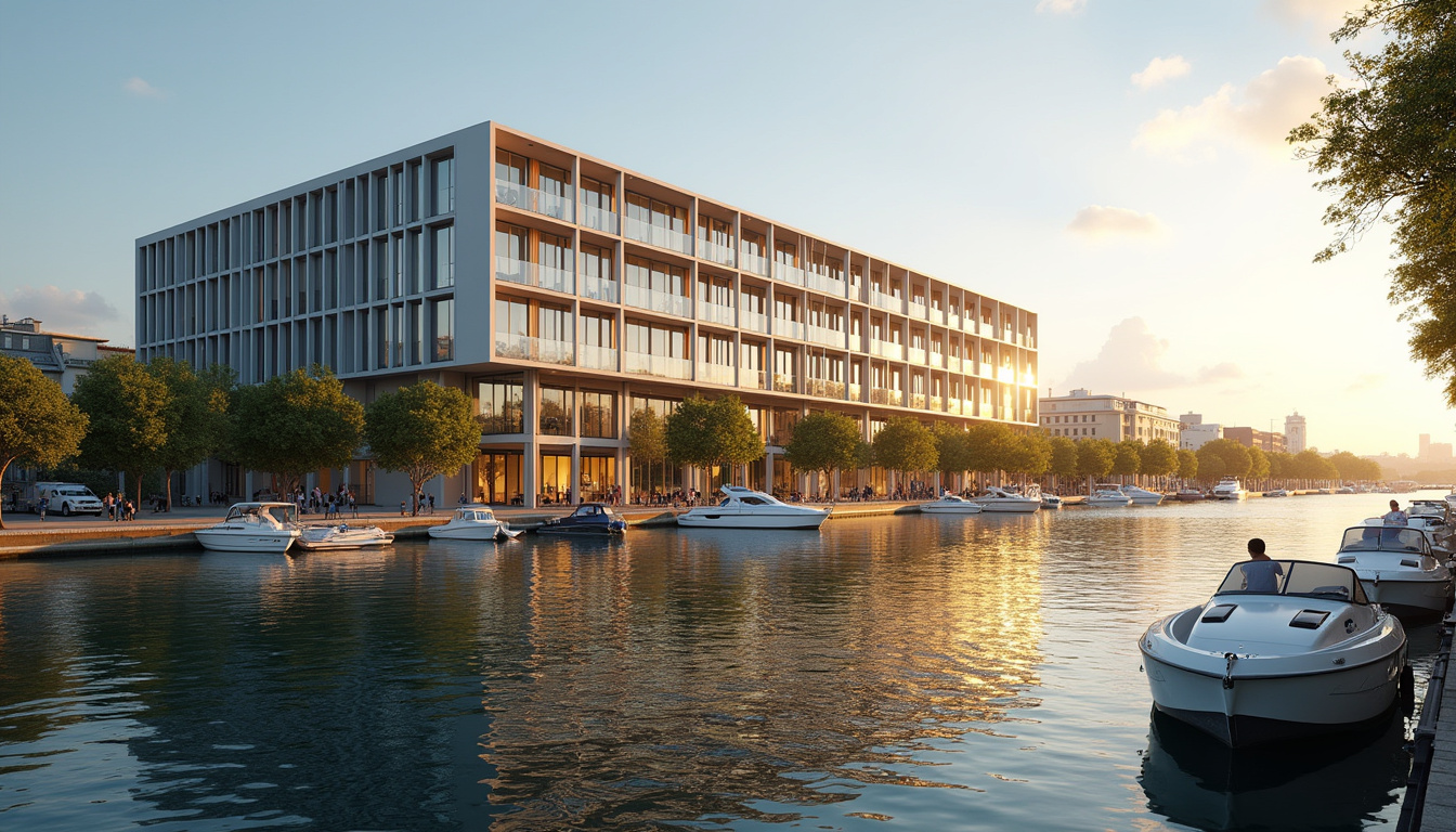 Vue extérieure du campus Nexa Digital School à Bordeaux, situé aux Bassins à flot