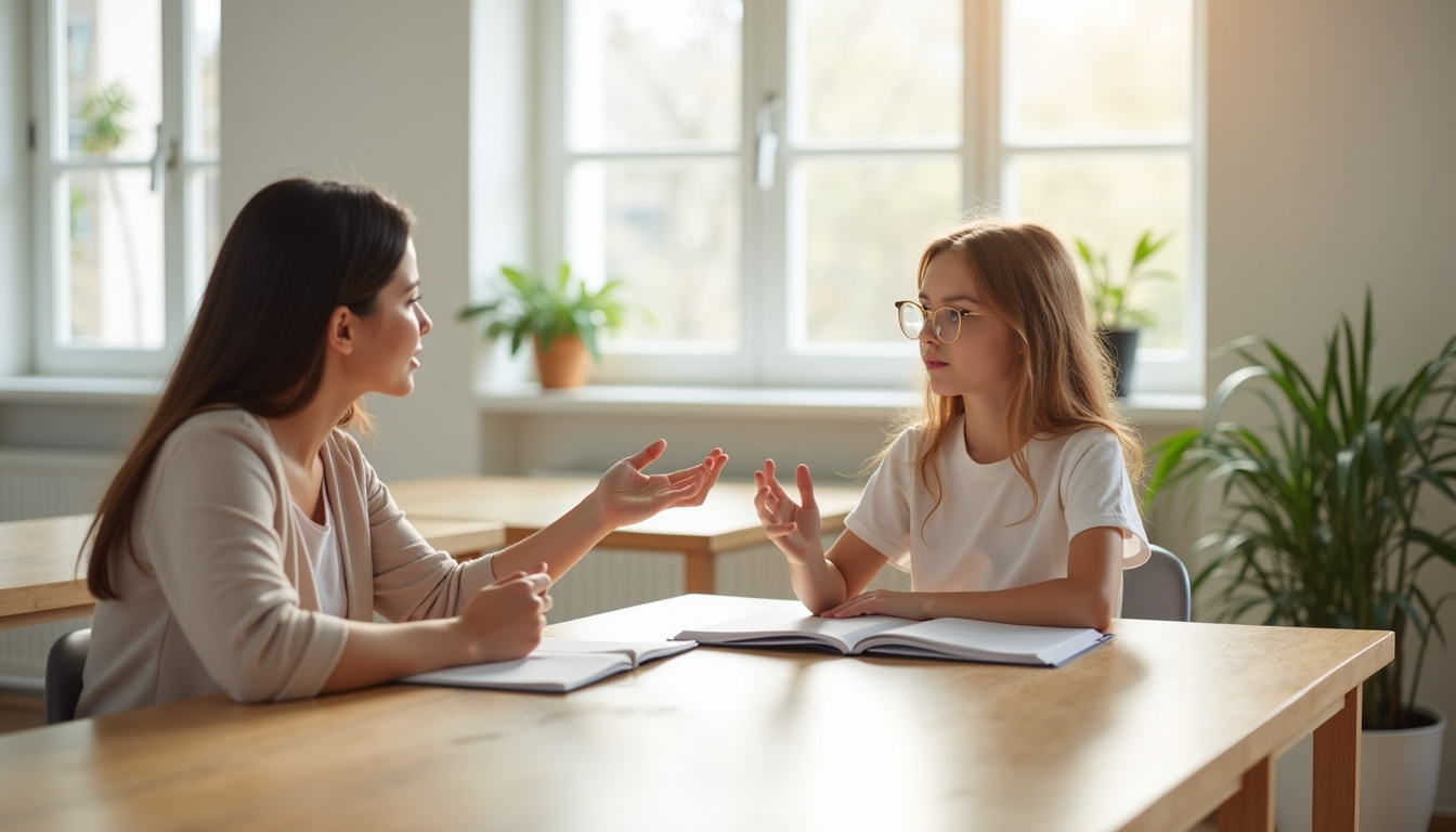 Séance de coaching individuel entre un étudiant et un conseiller pédagogique à Nexa